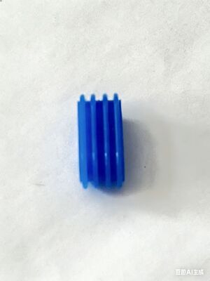 青いシリコン抗振動パッド 工業機器用のカスタムゴムガスケット