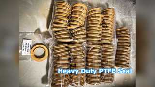 PTFE オイルシール 重機用油圧シリンダ